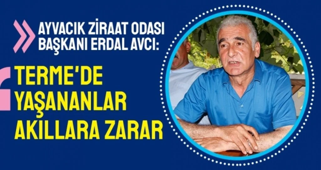 Erdal Avcı: Terme'de Yaşananlar Akıllara Zarar