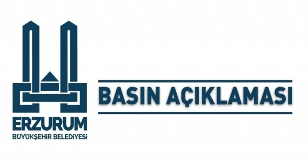 Erzurum Büyükşehir Belediyesinden Basın Açıklaması