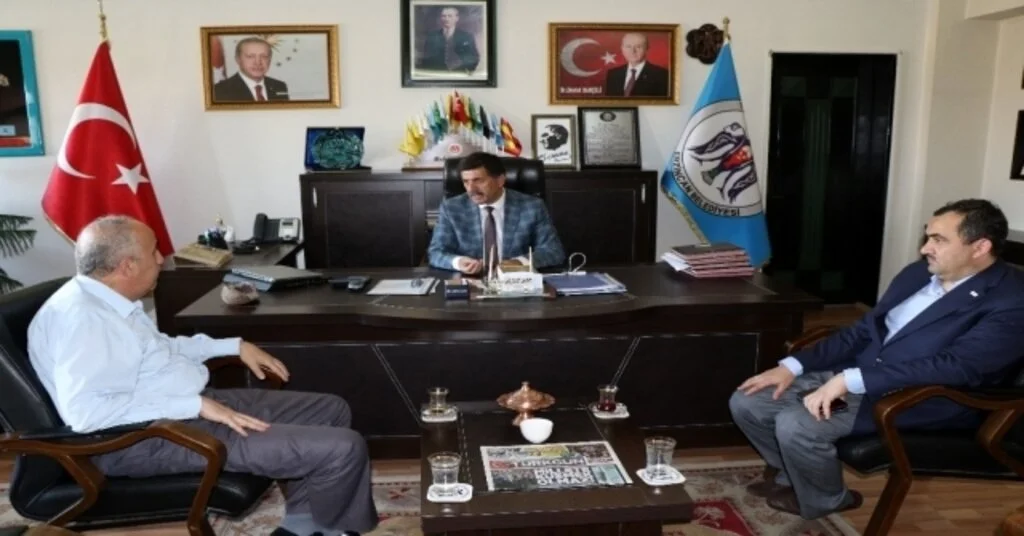 İha Genel Müdürü Hamit Arvastan Başkan Aksuna Ziyaret