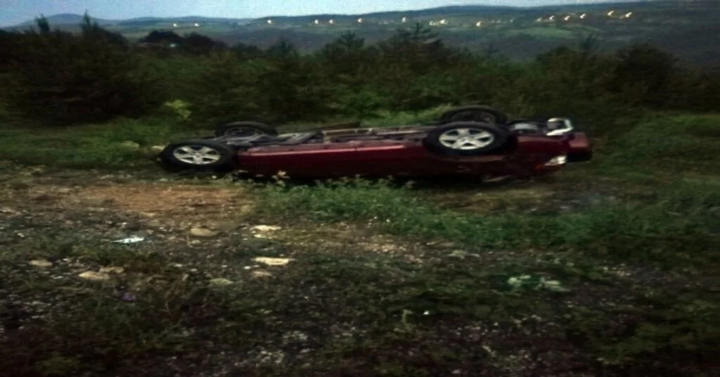 Karabükte Otomobil Takla Attı: 2 Yaralı