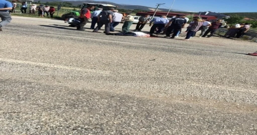 Karşıya Geçerken Otomobilin Çarptığı Yaya Öldü