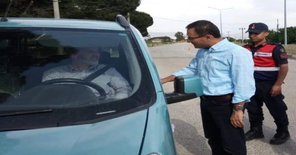 Kaymakam Uçgun Trafik Denetimine Katıldı