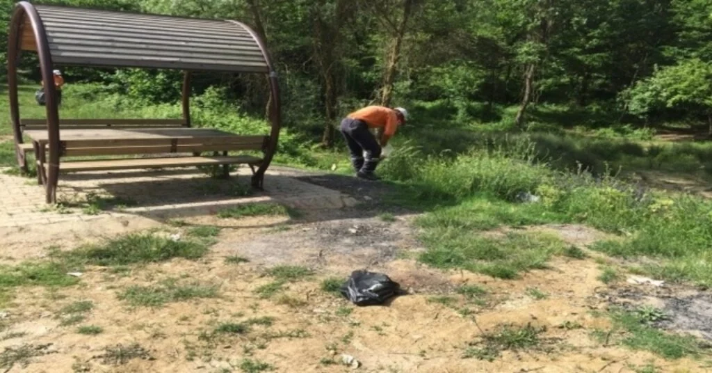 Körfezde Mesire Alanları Temizlendi