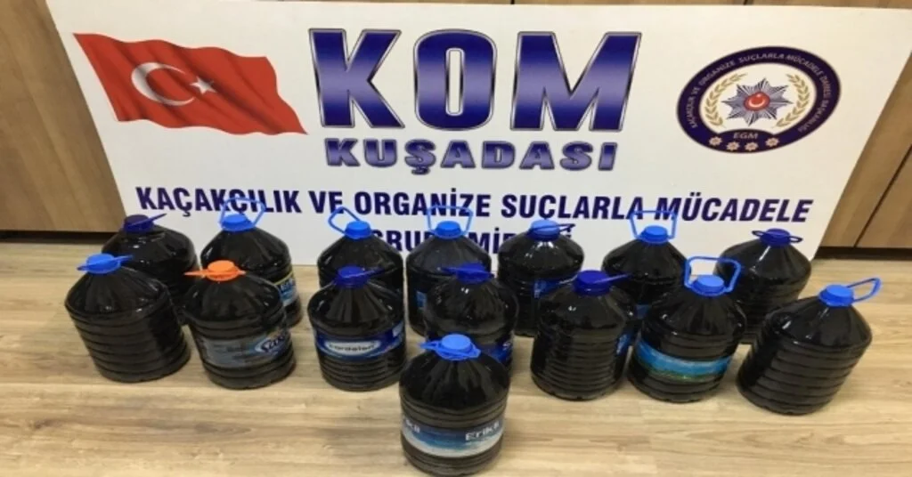 Kuşadasında Kaçak İçki Operasyonu