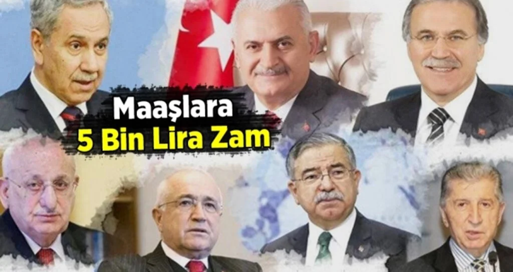 Maaşlara 5 Bin Lira Zam