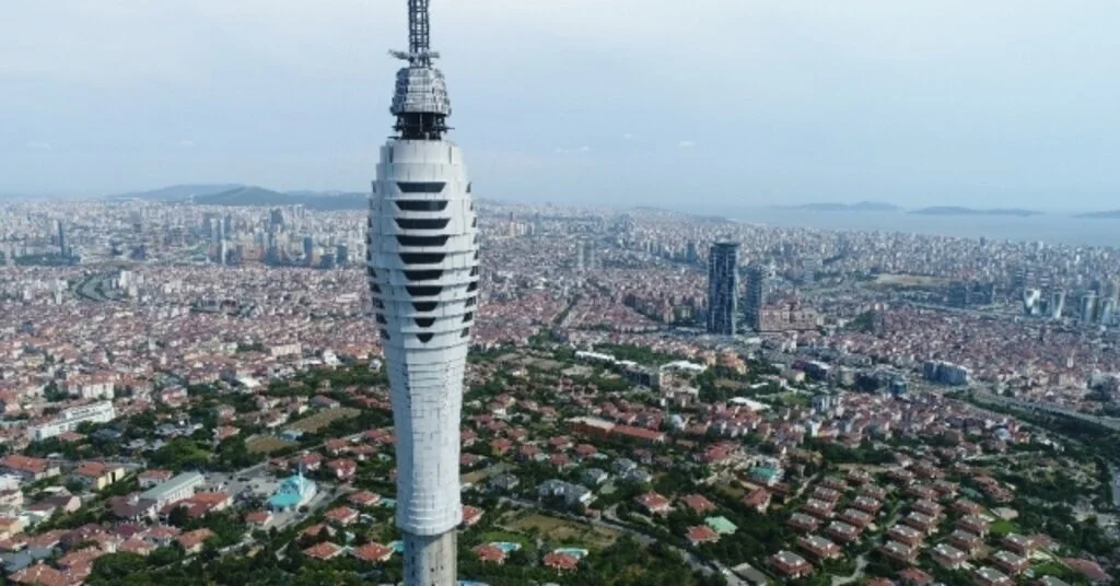 (Özel) Yüzde 85İ Tamamlanan Çamlıca Kulesi Havadan Görüntülendi