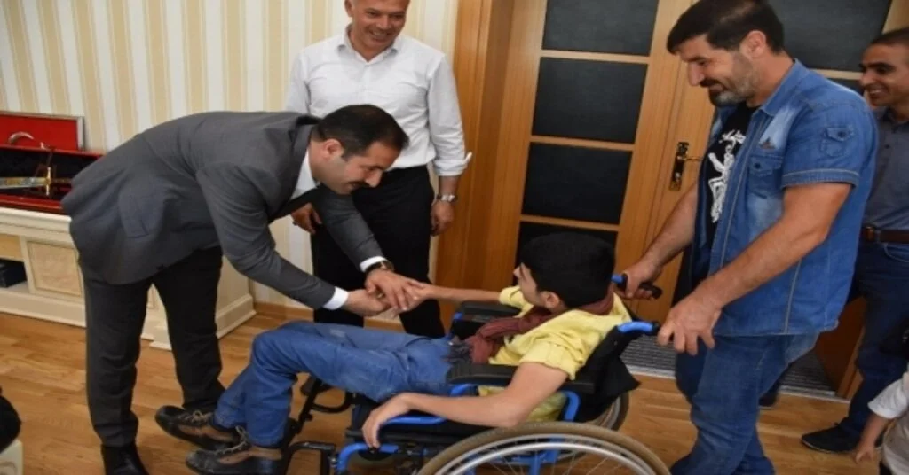 Özel Çocuktan Başkan Geylaniye Ziyaret