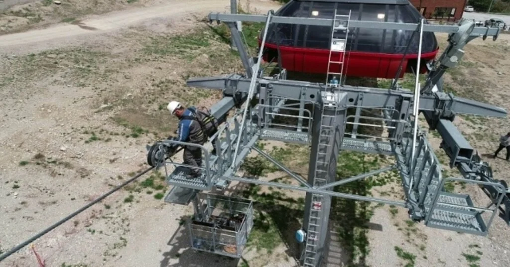 (Özel) Erciyeste Teleferiklerin Örümcek Adamları