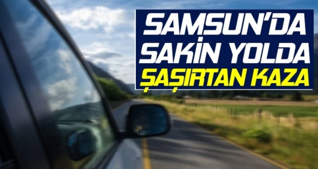 Sakin yolda Şaşırtan Kaza!