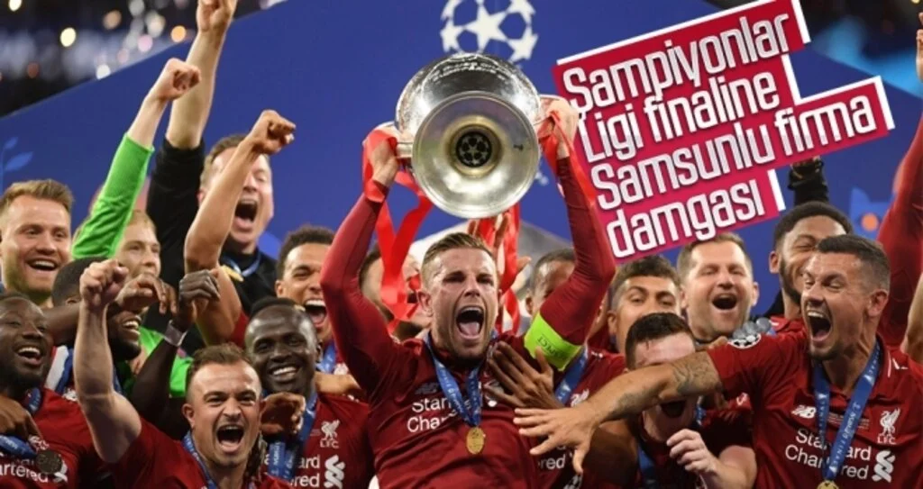 Şampiyonlar Ligi finaline Samsunlu firma damgası