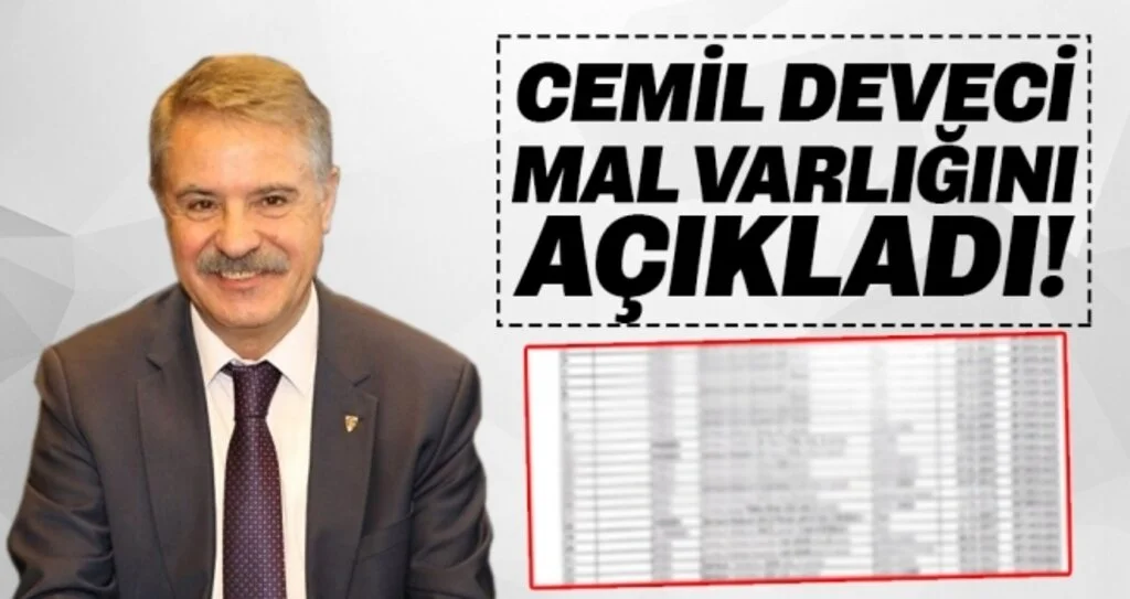 Samsun Atakum Belediye Başkanı Cemil Deveci'nin Ne Kadar Mal Varlığı Var