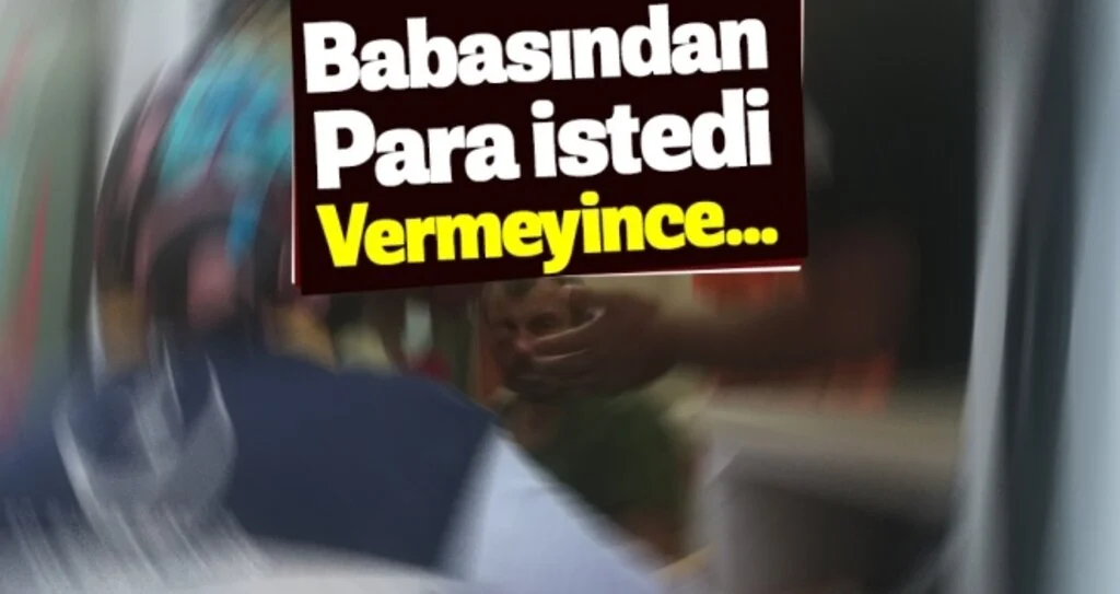 Samsun'da Para vermeyen babasını darp etti