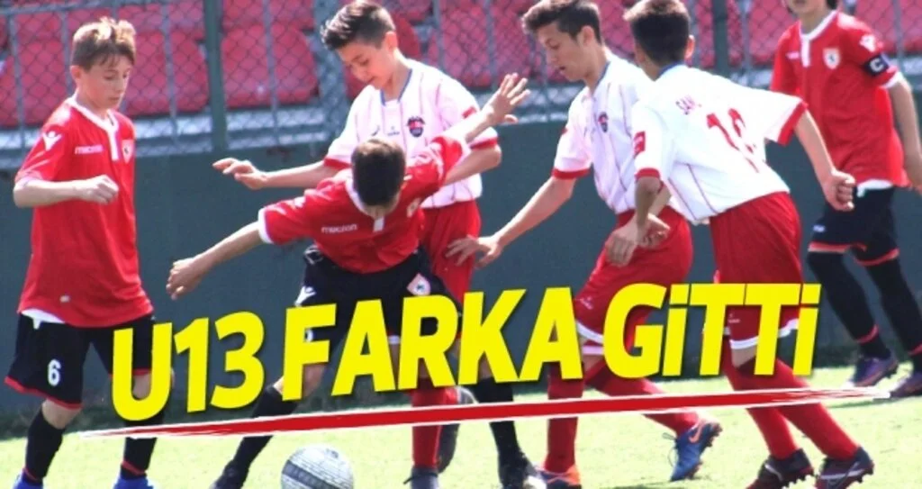 Samsunspor U13 takımı farka gitti