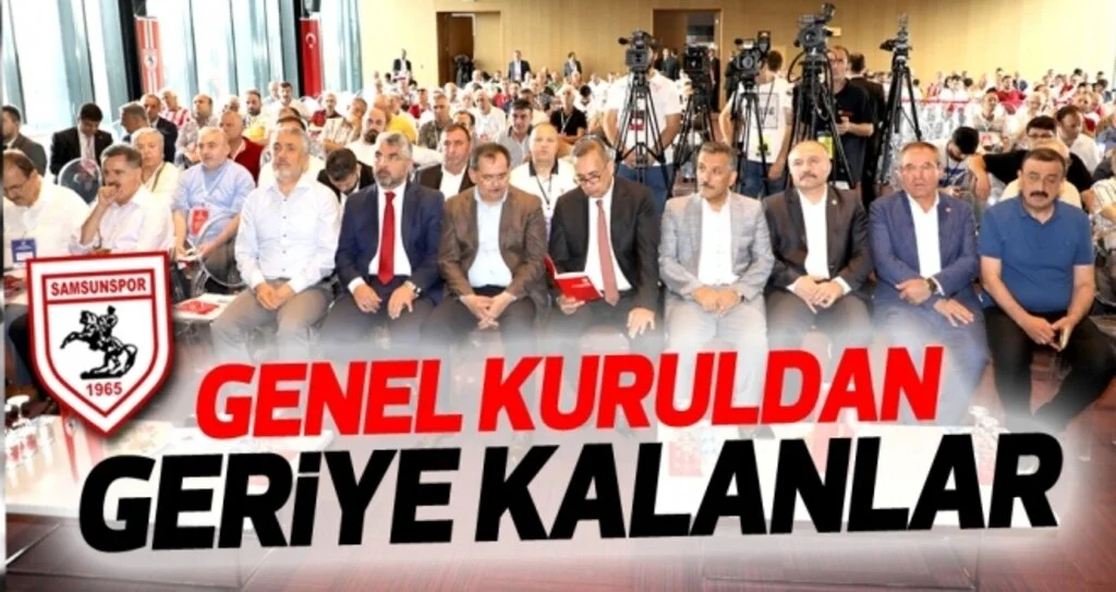 SAMSUNSPOR'DA ALTYAPI TESİSİ İÇİN ÖZEL YÖNETİM