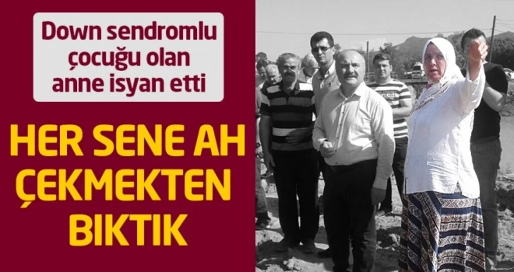 Terme'de Down Sendromlu Çocuk Sahibi Anne İsyan Etti