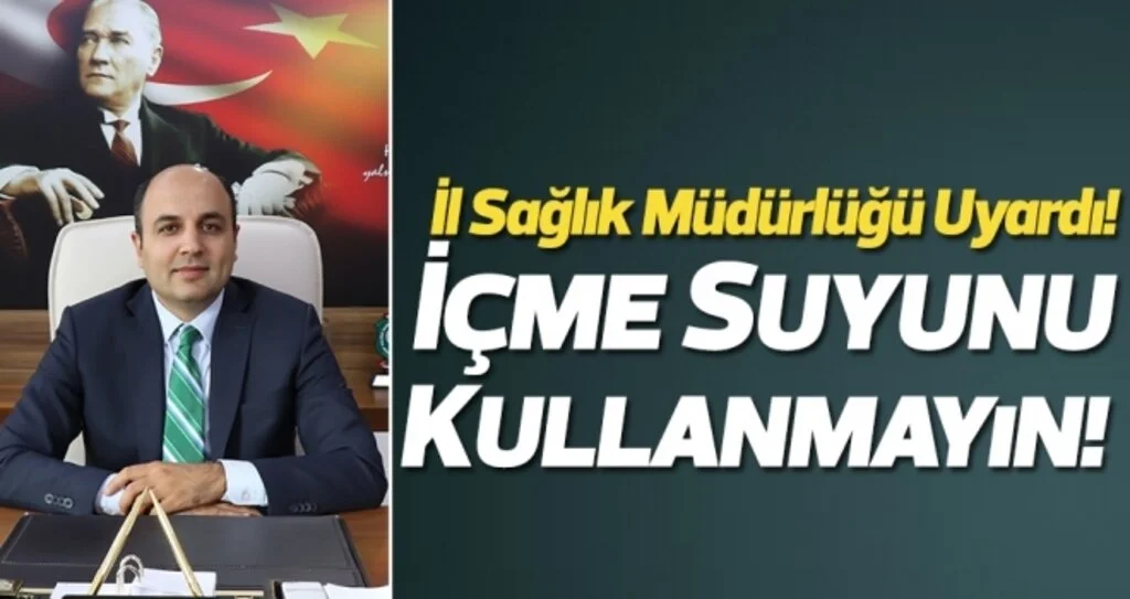 Terme'deki SASKİ Çöktü Sağlık Müdürlüğü Uyarı yaptı!