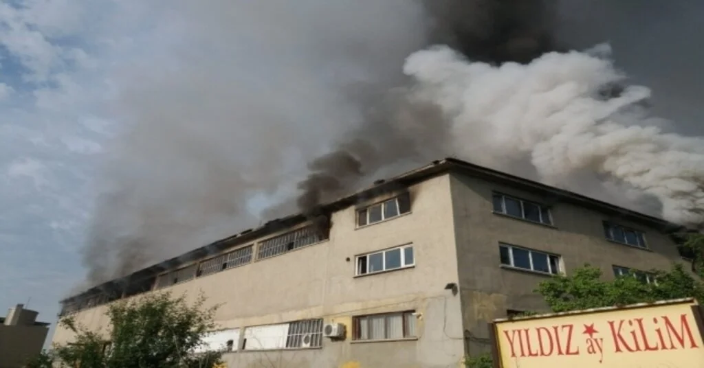 Uşakta Fabrika Yangınının Ardından