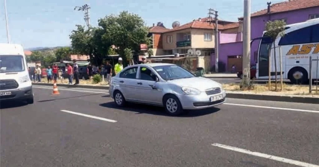 Yolun Karşısına Geçmek İsterken Canından Oldu