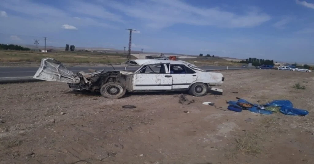 Yozgatta Trafik Kazası: 1 Ölü, 3 Yaralı