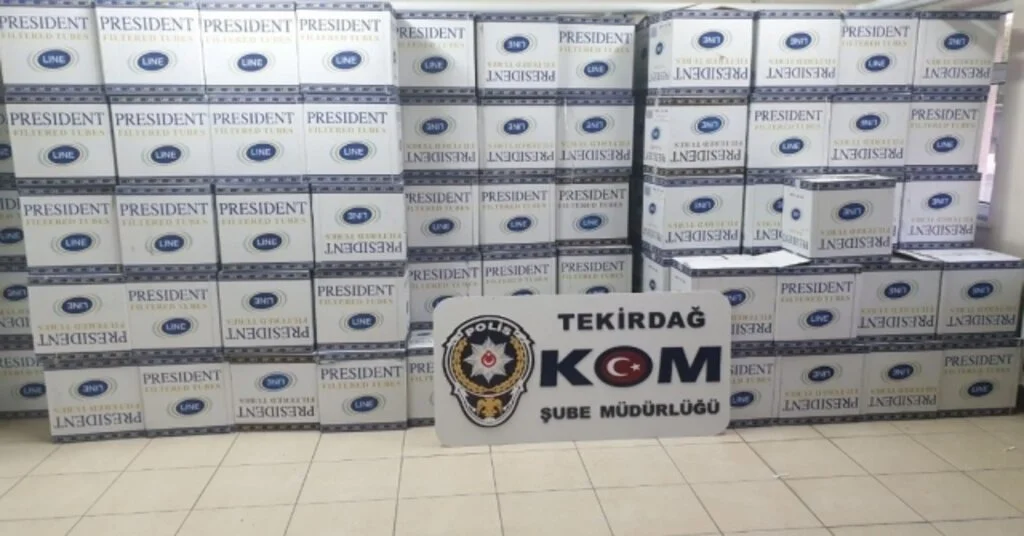 1 Milyon 650 Bin Gümrük Kaçağı Makaron Ele Geçirildi