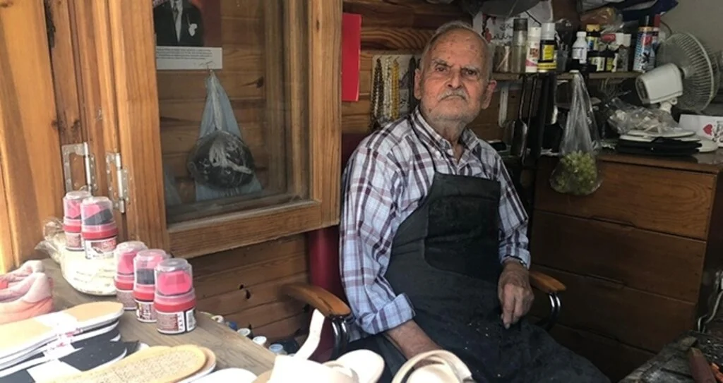 92'lik delikanlı 80 yıldır ekmeğinin peşinde 