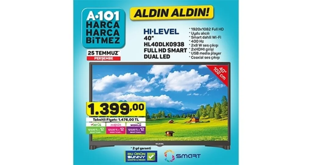A101’de Teknoloji Fırsatları ve Online’a Özel İndirimler........