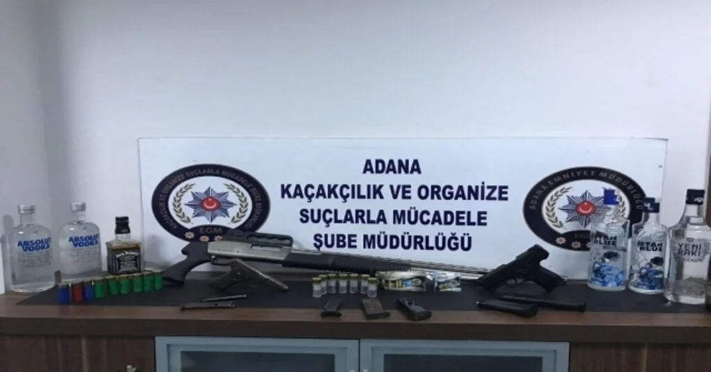 Adanada 500 Polisle Sahte Ve Kaçak İçki Operasyonu