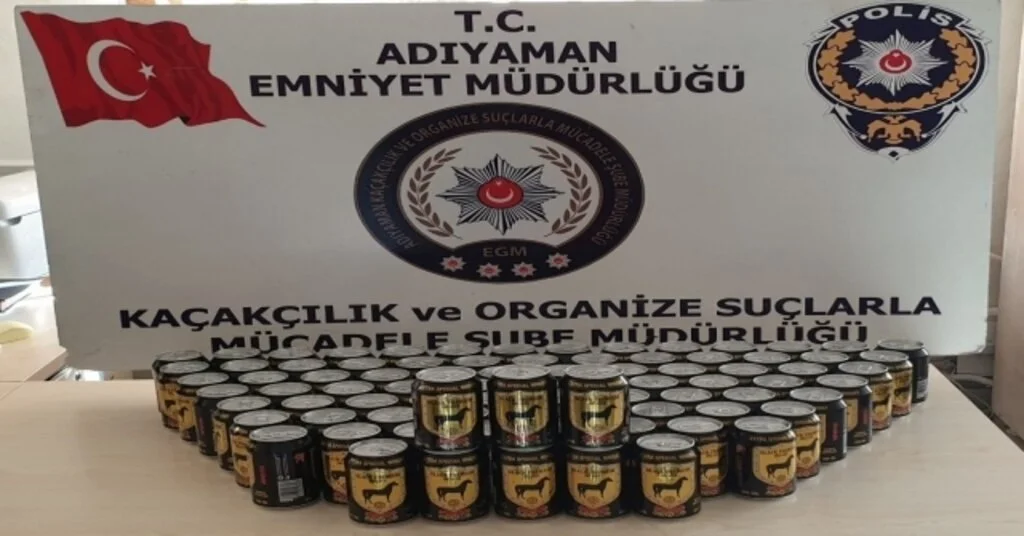 Adıyamanda Kaçak İçki Operasyonu