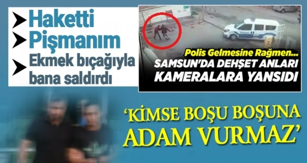Akaryakıt istasyonunda bıçakla dehşet yaşatan zanlı: Kimse boşu boşuna adam vurmaz