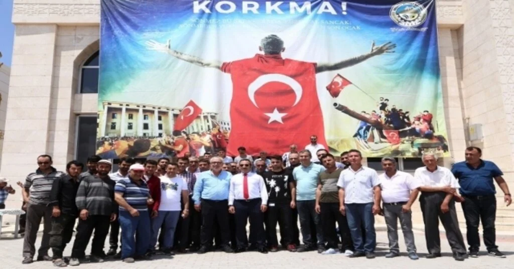 Aksaray Ticaret Borsasında 15 Temmuz Duası