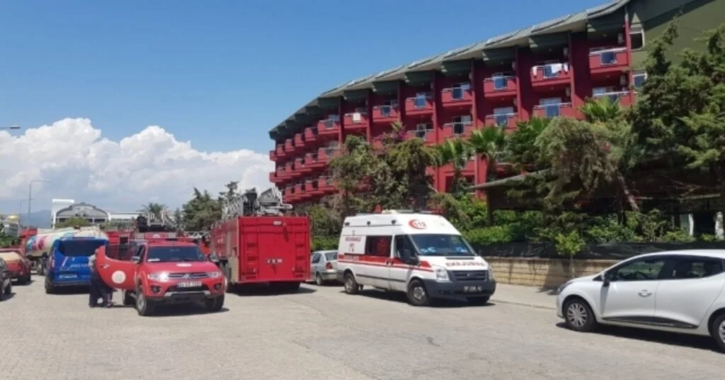 Alanyada Otel Yangını Korkuttu