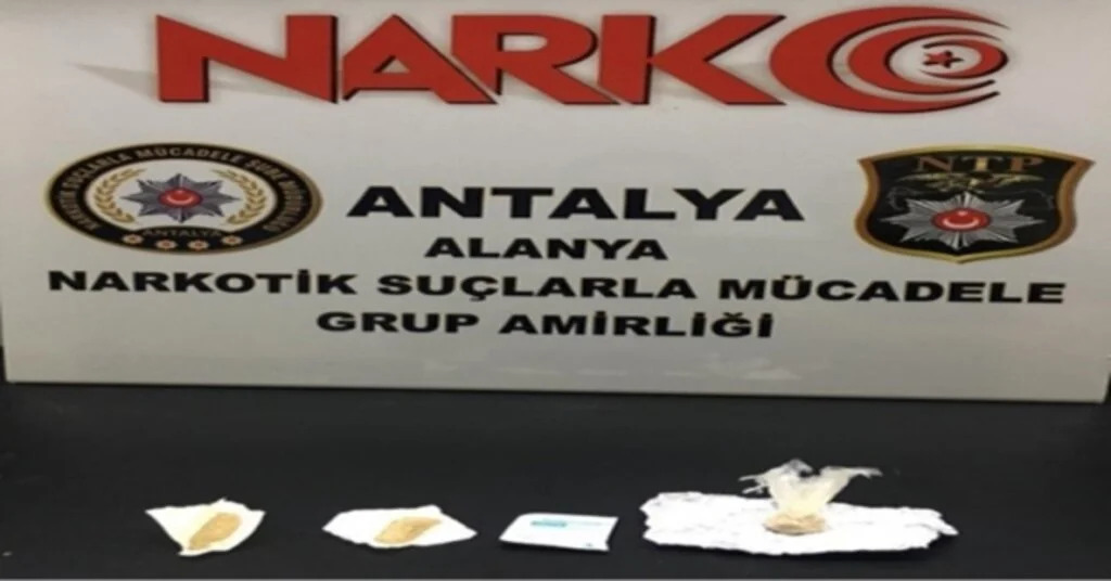 Alanyada Uyuşturucu Operasyonu