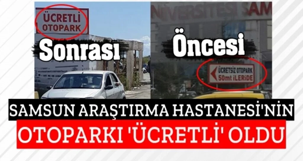 Araştırma Hastanesi'nin otoparkı 'ücretli' oldu