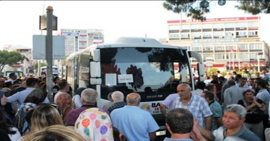 Aydından İlk Hac Kafilesi Uğurlandı