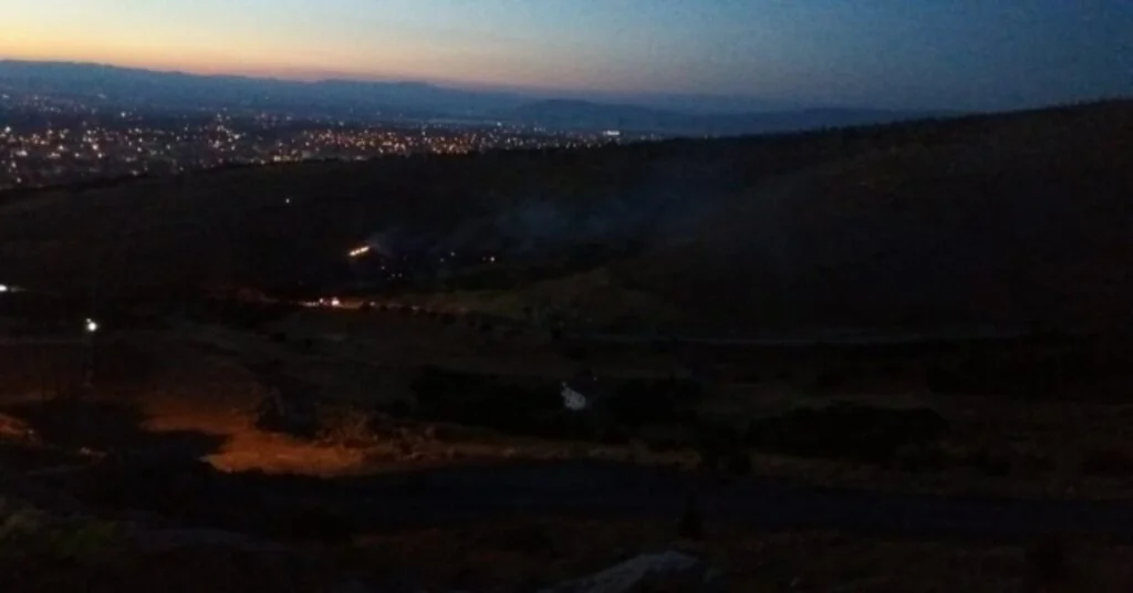 Bağ Yangını Korkuttu