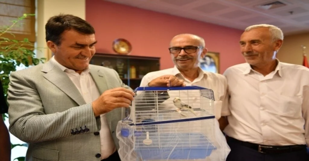 Başkan Dündara Kanaryalı Ziyaret
