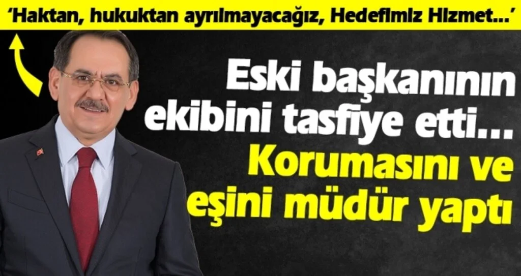 Başkan Mustafa Demir Eski Başkanın Ekibini Tasfiye Etti...