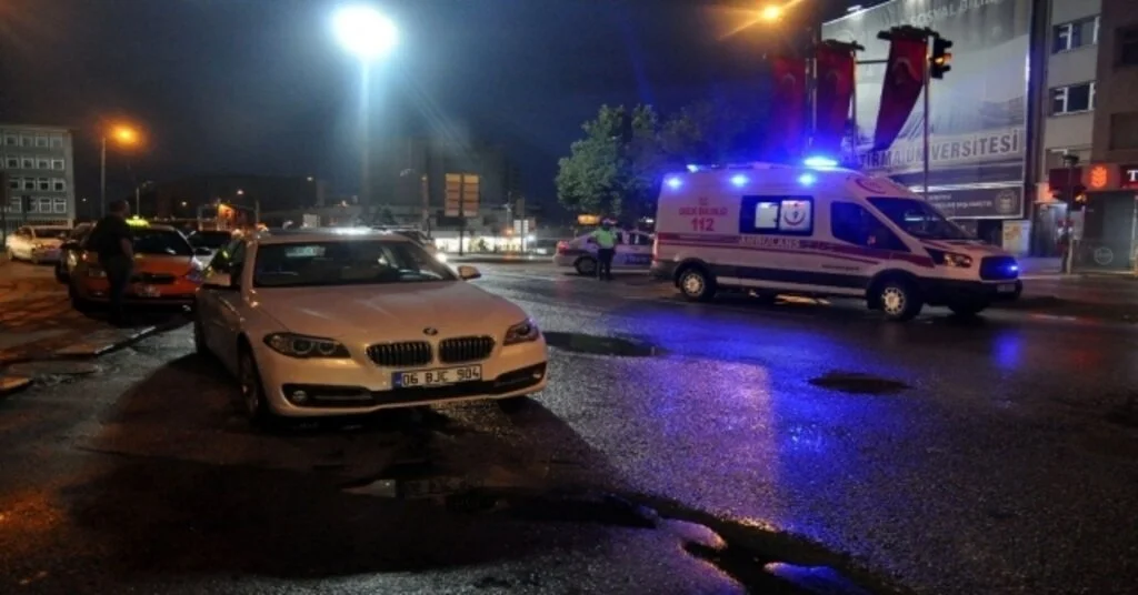 Başkentte Aday Sürücü Yayaya Çarptı