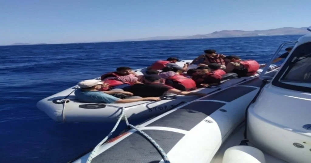 Bodrumda 11 Göçmen Yakalandı