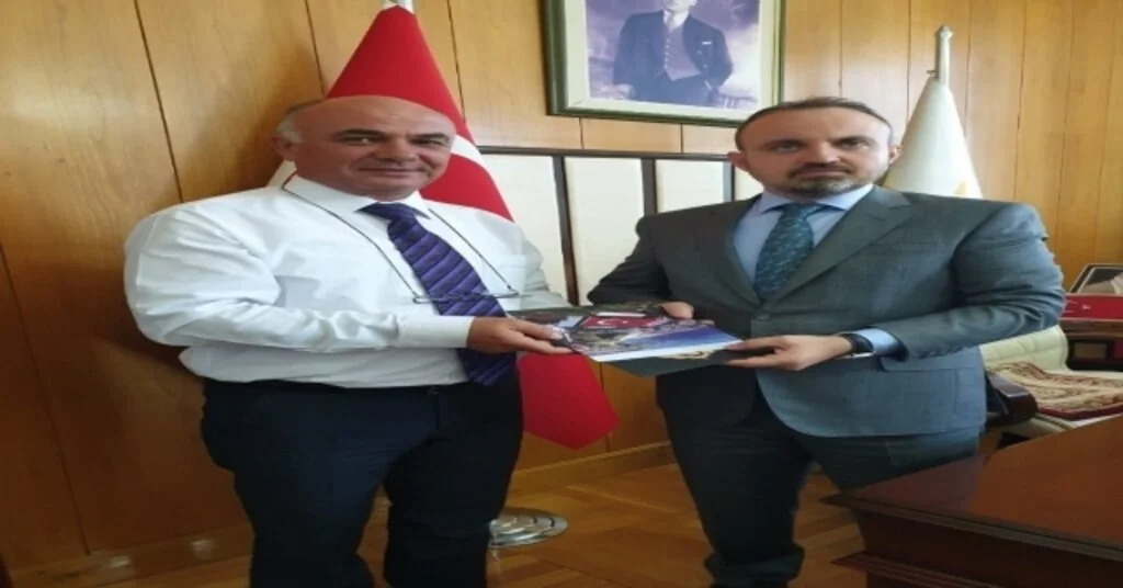 Bülent Turan, Çardak Belediye Başkanı Semerciyi Kabul Etti