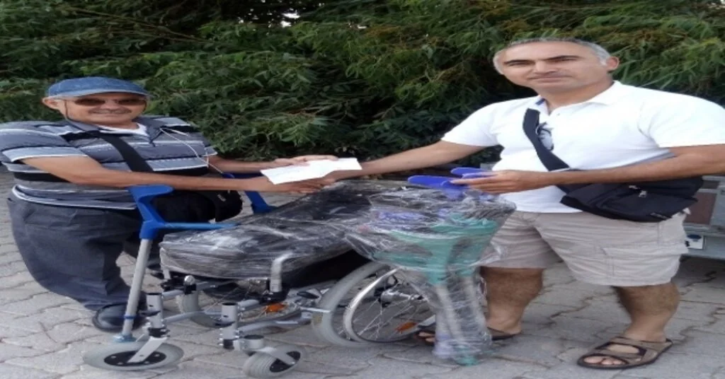 Burhaniyede Gurbetçi Vatandaştan Örnek Davranış
