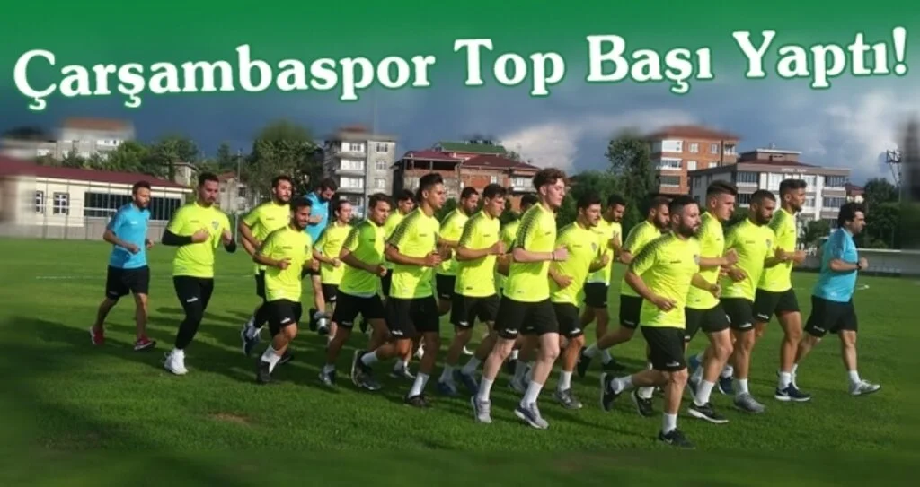 ÇARŞAMBASPOR TOP BAŞI YAPTI