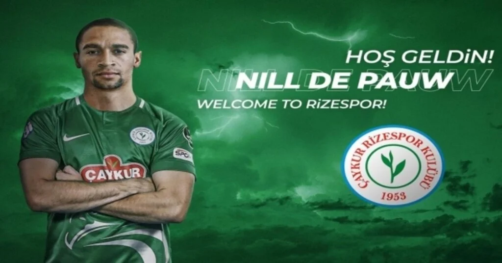 Çaykur Rizespor, Nill De Pauwi Renklerine Bağladı
