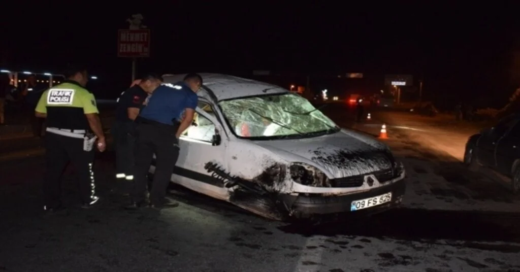 Çinede Trafik Kazası: 1 Ölü 1 Yaralı