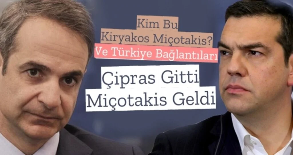 Çipras Gitti Miçotakis Geldi