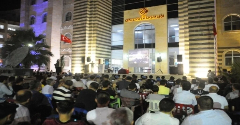 Cizrede 15 Temmuz Demokrasi Ve Milli Birlik Günü Etkinliği