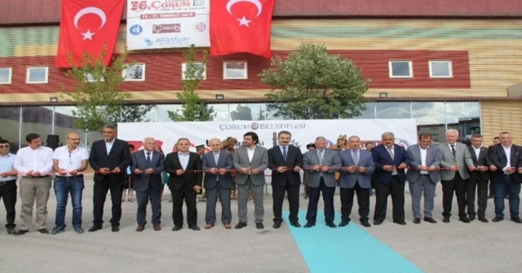 Çorumda Sanayi Ve Ticaret Fuarı Açıldı