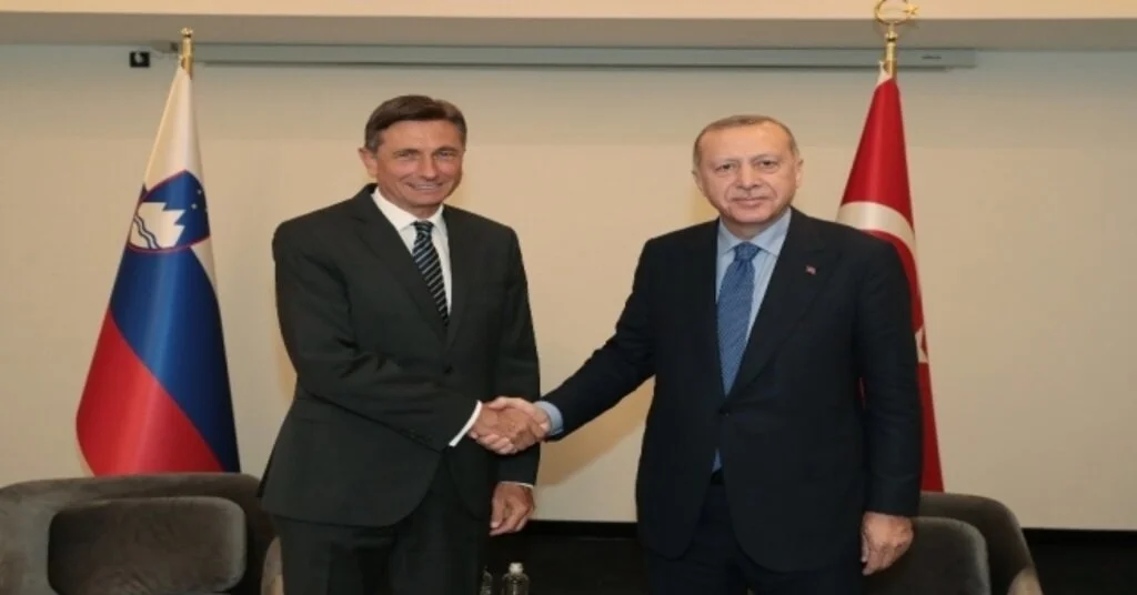 Cumhurbaşkanı Erdoğan, Slovenya Cumhurbaşkanı Pahor İle Görüştü