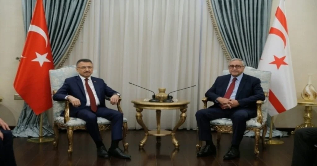 Cumhurbaşkanı Yardımcısı Oktay, Kktc Cumhurbaşkanı Akıncı İle Görüştü