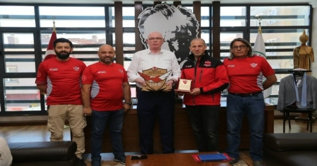 Daktan Başkan Kurta Teşekkür Ziyareti